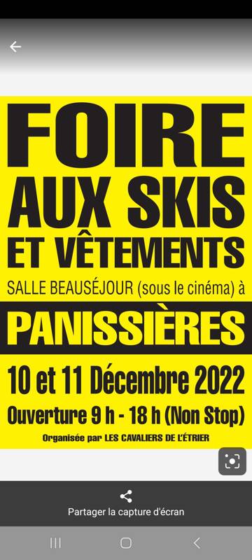 Bourse aux skis