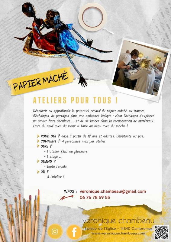 Atelirs de papier mâché pour tous