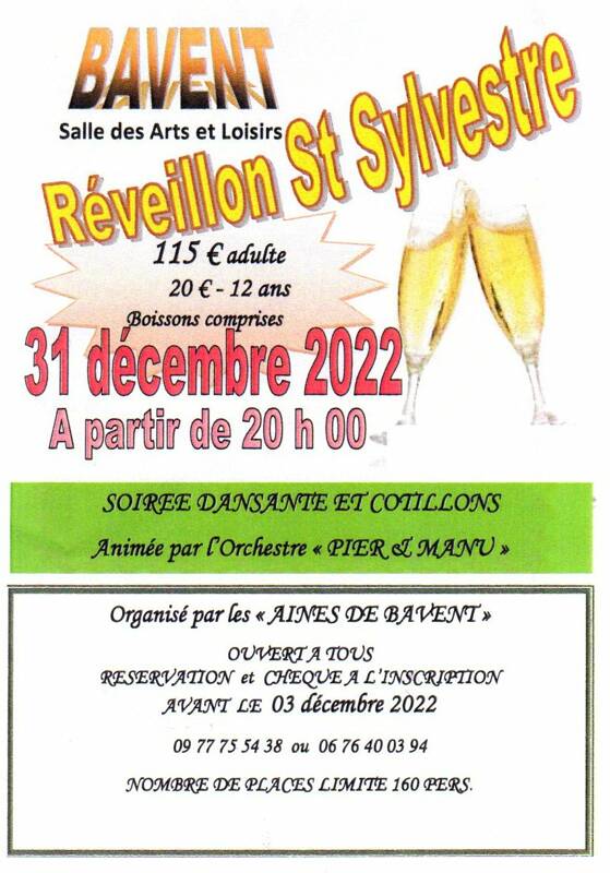 Réveillon Saint Sylvestre