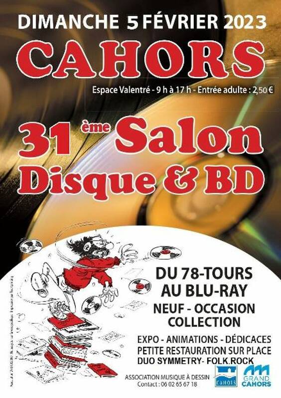 31éme Salon Disques & BD de CAHORS 2023