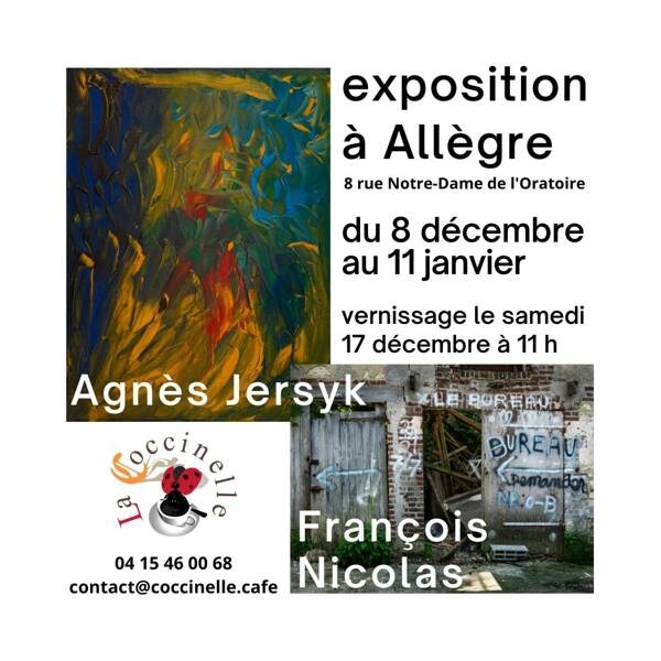 Allègre • Exposition Agnès Jersyk, François Nicolas