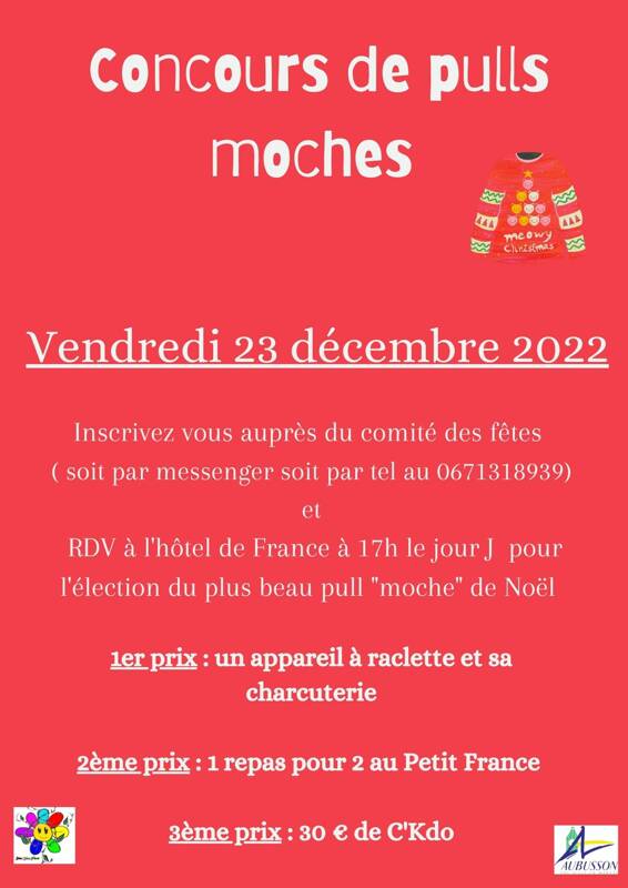 Concours du plus beau pull moche de Noël