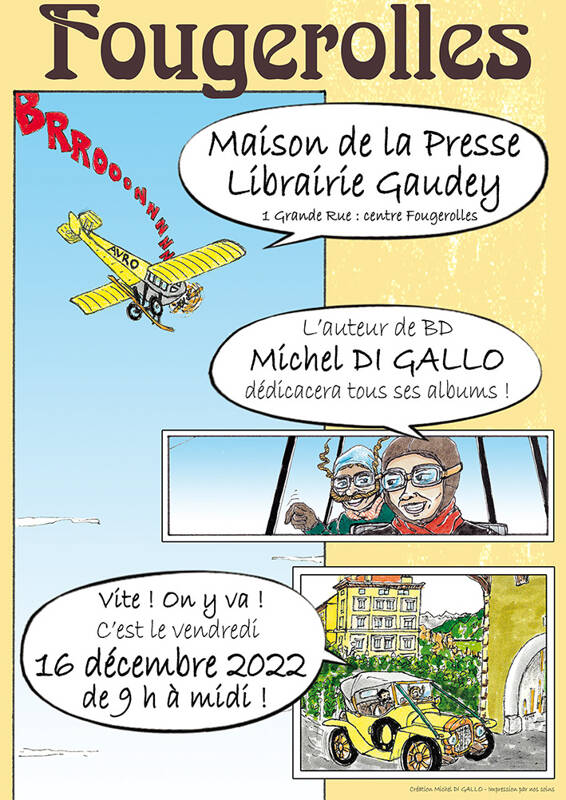 Michel DI GALLO dédicace ses albums BD