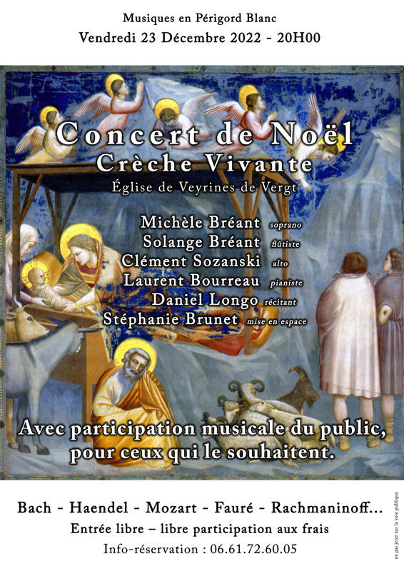 Concert de Noël - Crèche vivante