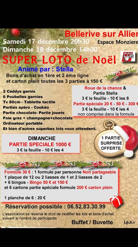 Super loto de Noël