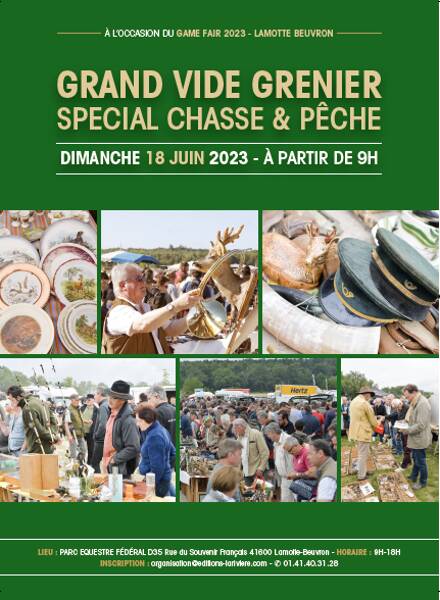 Vide Grenier - Game Fair 2023 à Lamotte-Beuvron