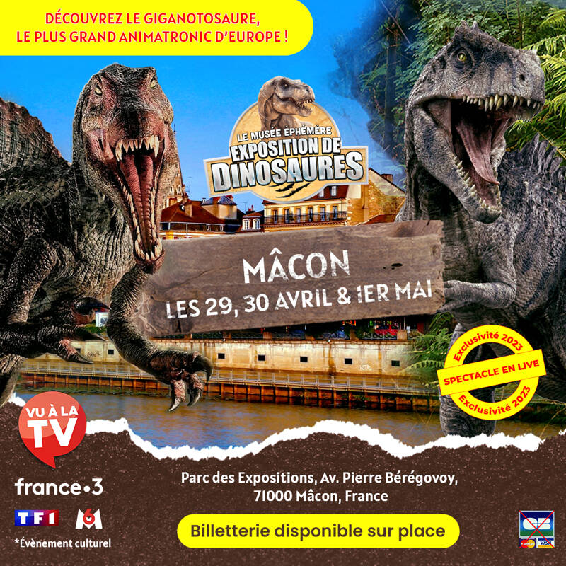 Mâcon: les dinosaures arrivent ! (by le musée éphémère®)