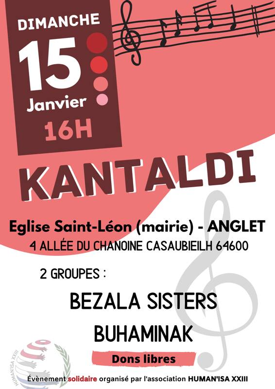 Kantaldi solidaire pour Human'ISA - ANGLET