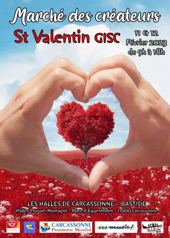 Marché des créateurs de la St Valentin. Gisc