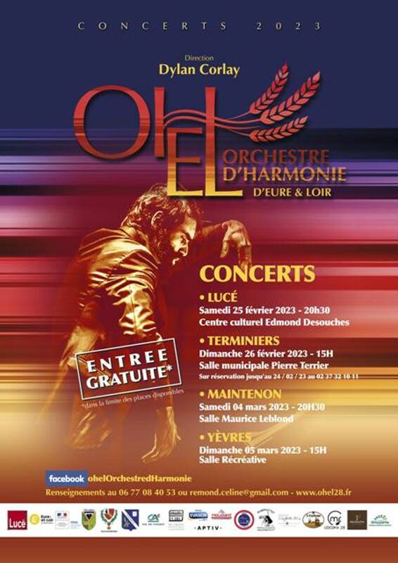 CONCERT Orchestre d'Harmonie d'Eure-et-Loir