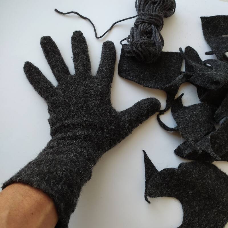 ATELIER CONFECTION GANTS 100% LAINE