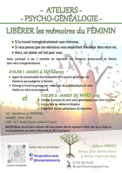 ATELIER PSYCHO-GENEALOGIE