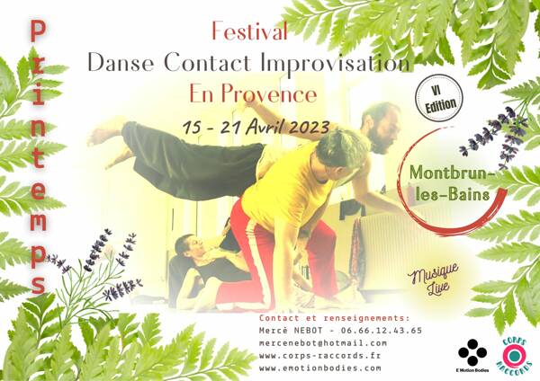 Festival de Danse Contact-Improvisation en Provence - Printemps'23