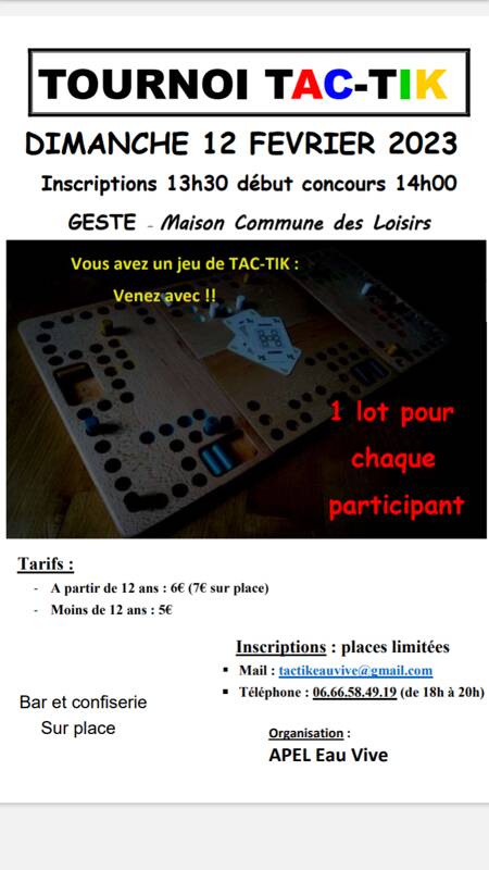 Tournoi tactik