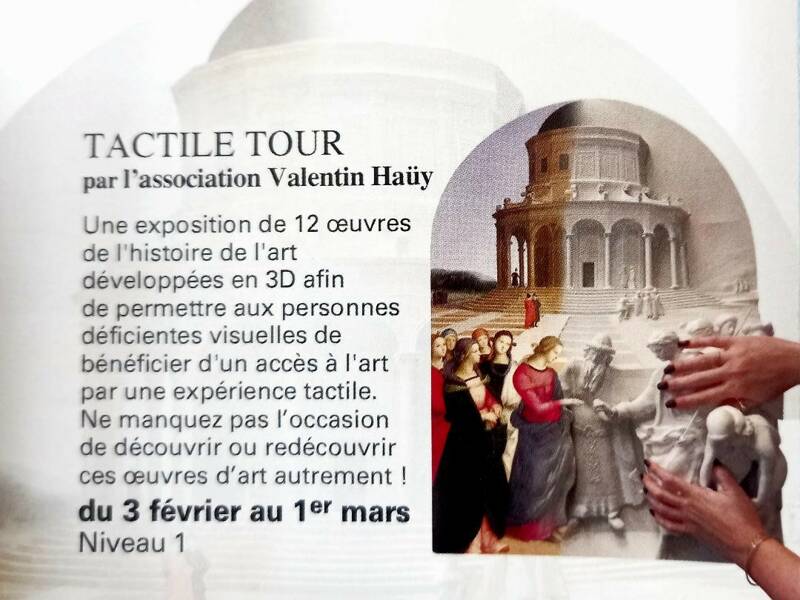 EXPOSITION TACTILE TOUR MEDIATHEQUE DE LA ROCHELLE