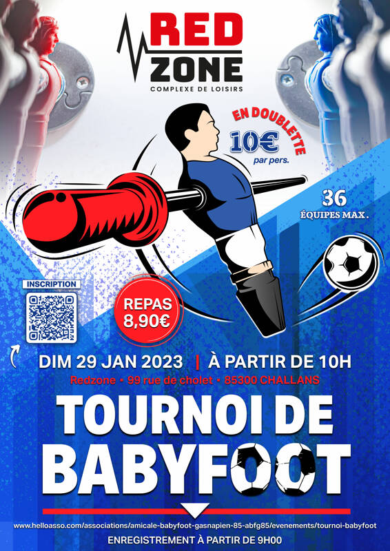 Tournoi de babyfoot en doublette