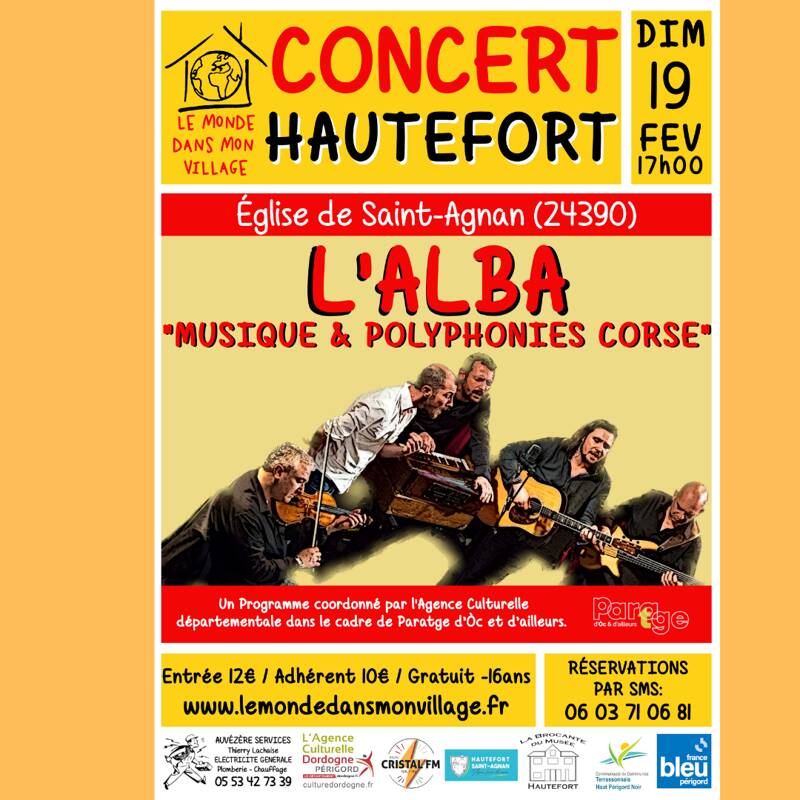 L'Alba - Musique & Polyphonies Corse - Hautefort Saint-Agnan