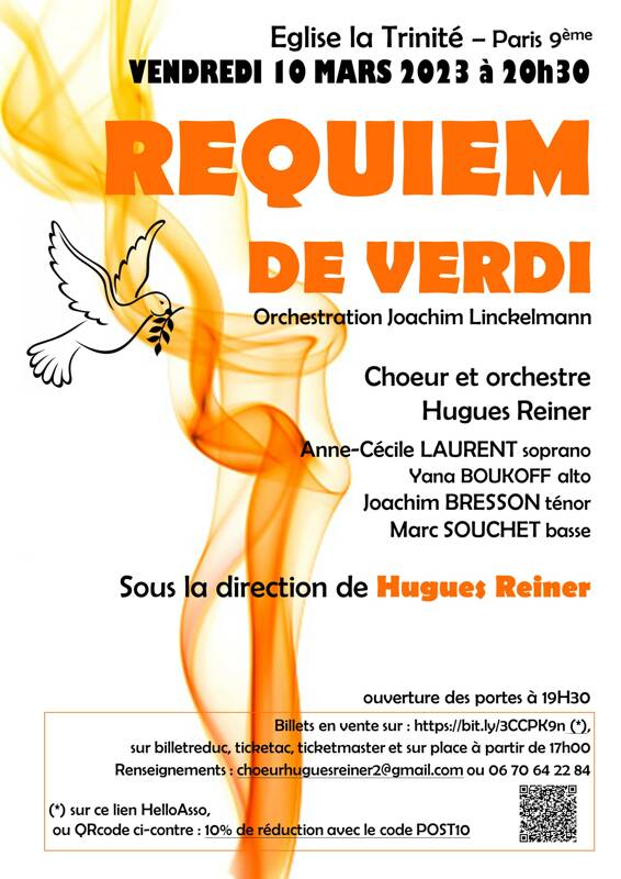 Concert : Requiem de Giuseppe Verdi