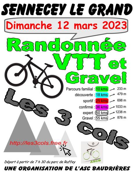 Randonnée VTT et Gravel 