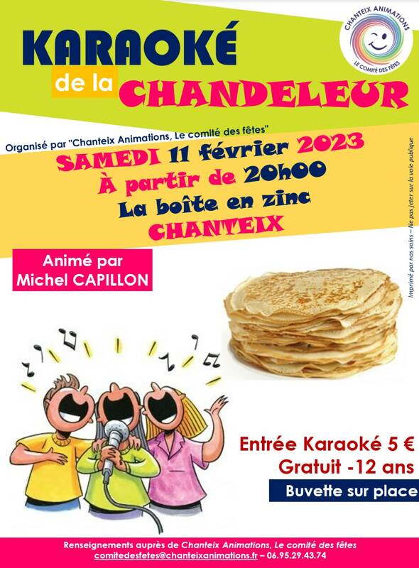 LE KARAOKÉ DE LA CHANDELEUR