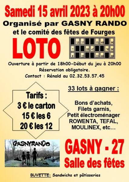 LOTO 15 Avril 2023