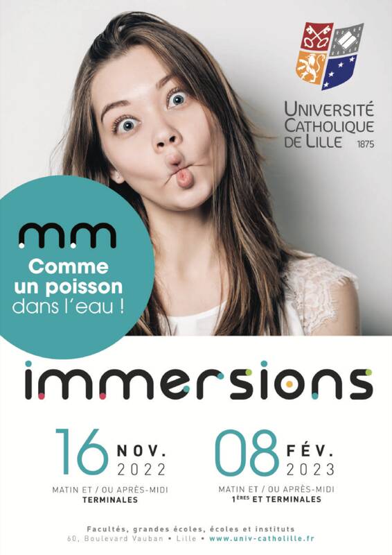 8 février : Journée “immersion” à l’Université Catholique de Lille !