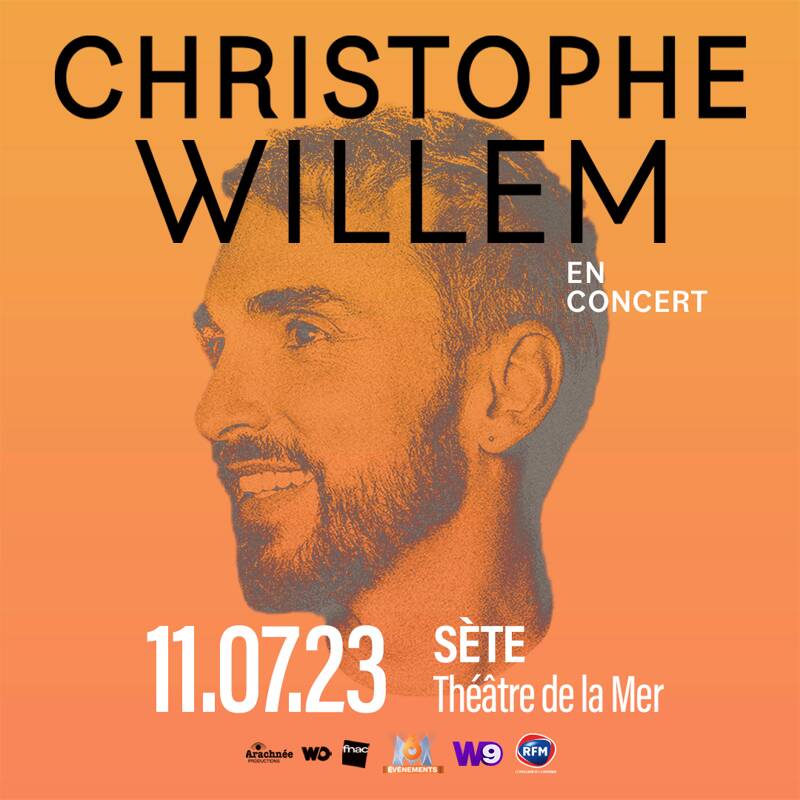 Christophe Willem en Concert - Théâtre de la Mer
