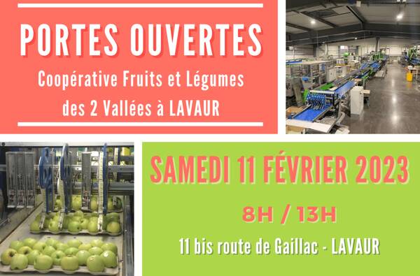 Portes Ouvertes COOPÉRATIVE 2 VALLÉES - LAVAUR (81)