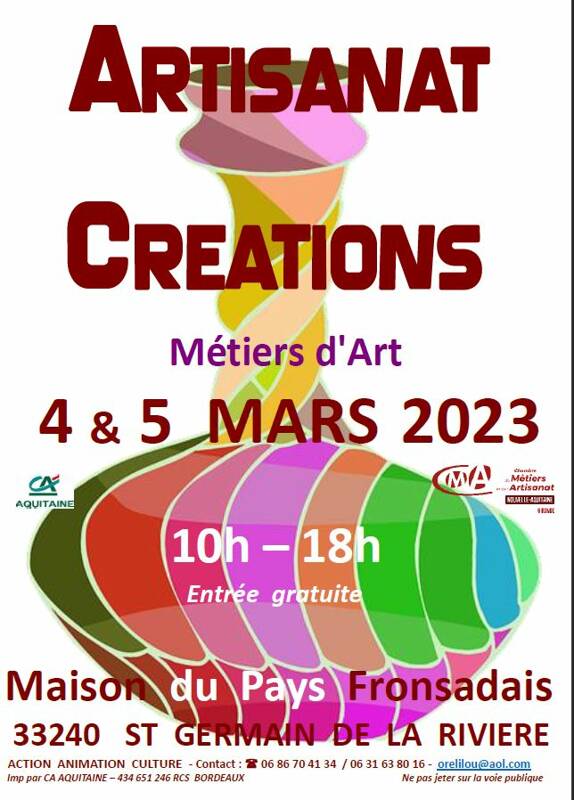 Artisanat et Création - Métiers d'art