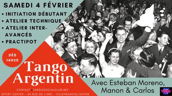 Initiation et stage de Tango Argentin à Villefranche/Saône