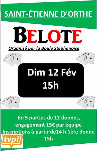 Concours de belote