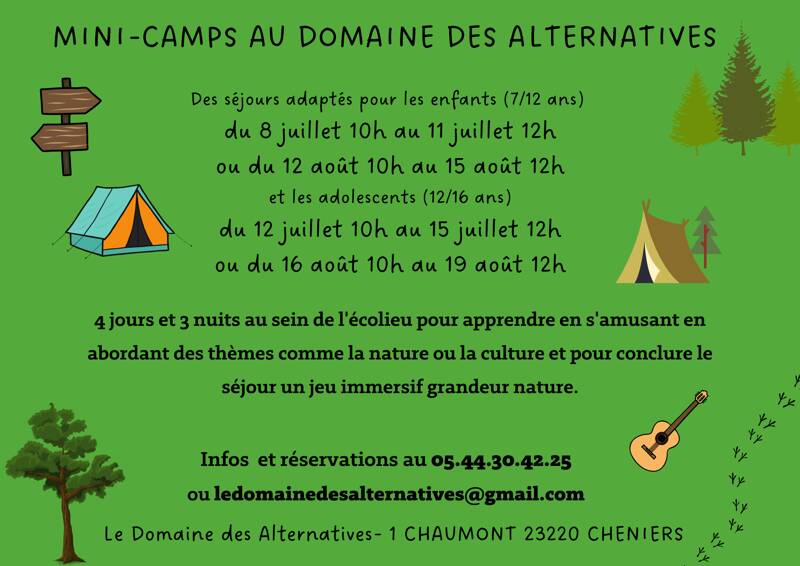 Mini-séjour pour adolescents