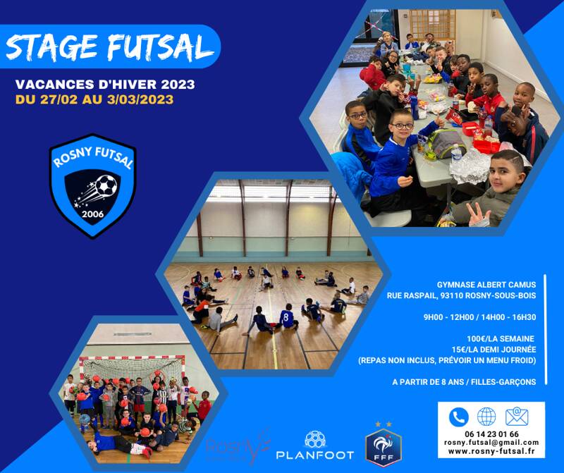 Stage Vacances Futsal
