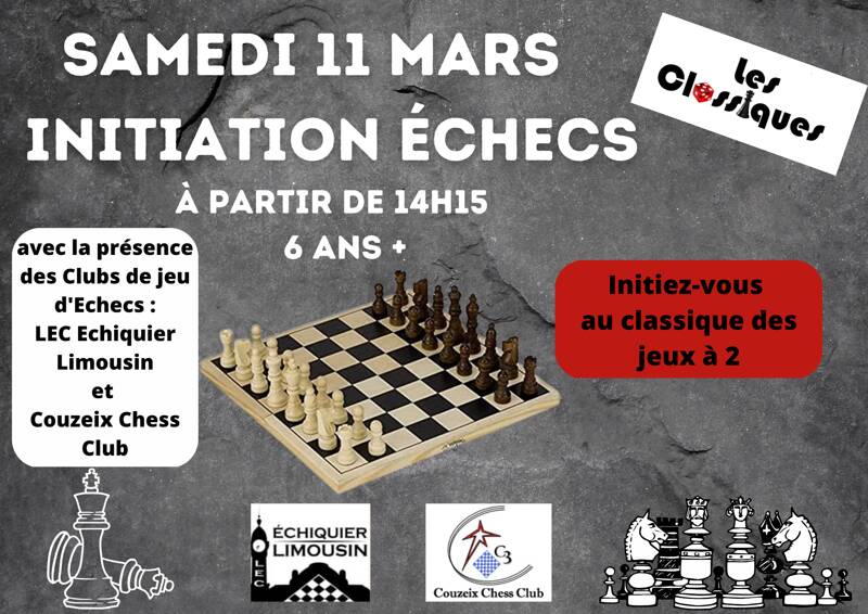 Initiation aux jeux d'Echecs