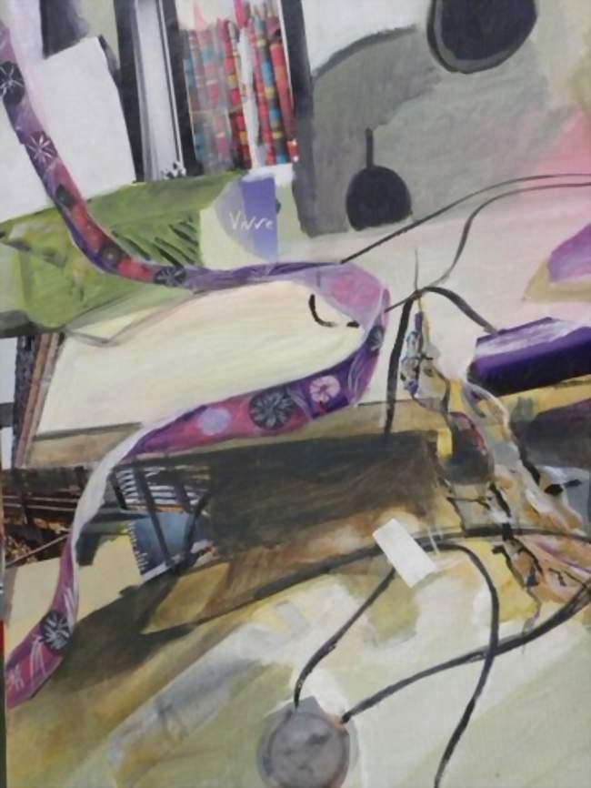 Exposition de peintures abstraites