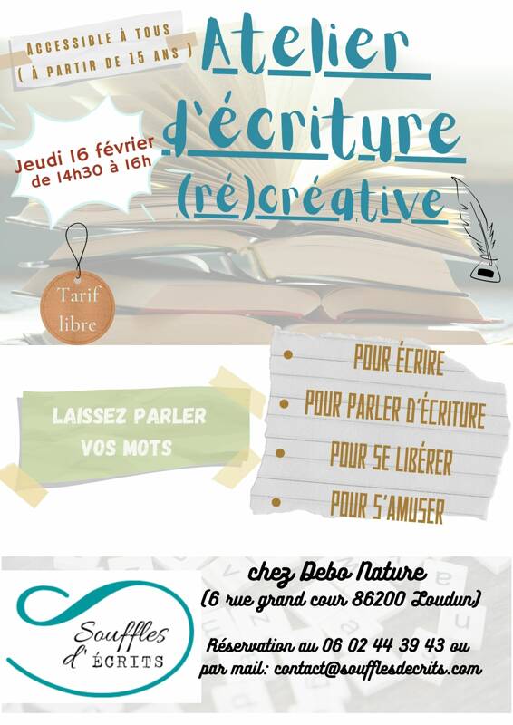 Atelier d'écriture (ré)créative