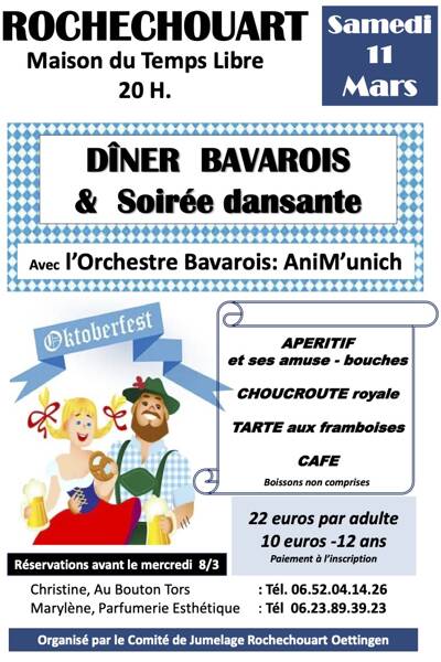 soirée bavaroise et dîner dansant