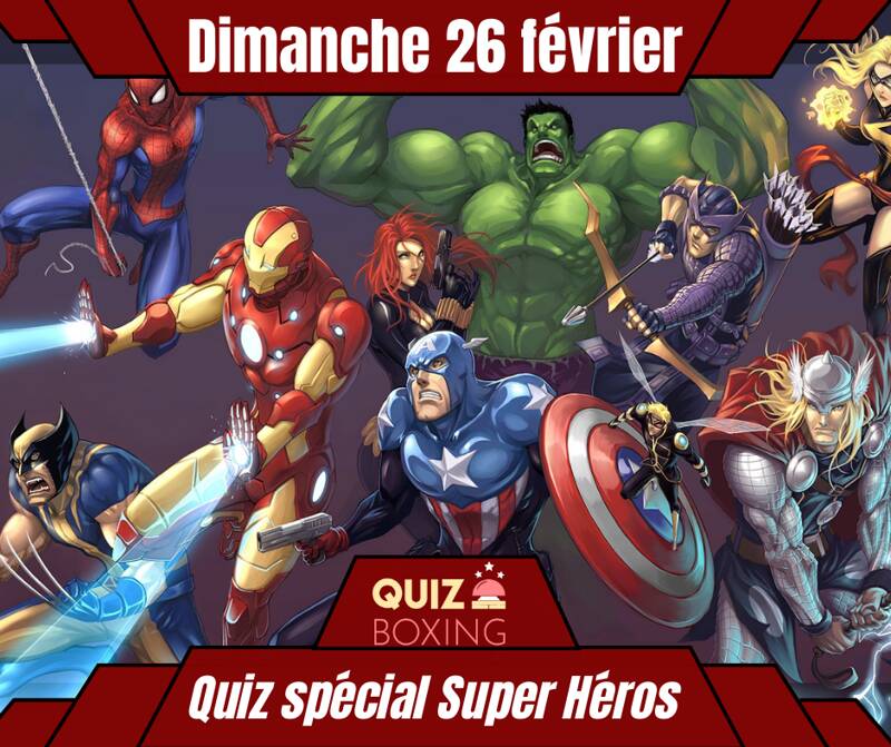 Quiz Boxing spécial Super Héros