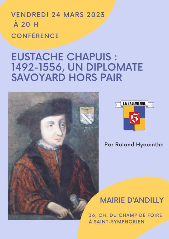 Eustache Chapuis : 1492-1556, un diplomate savoyard hors pair