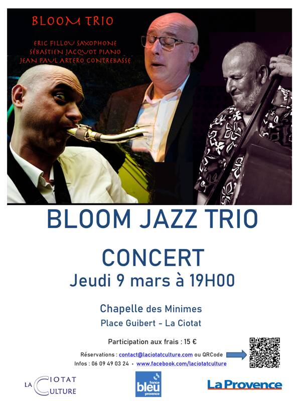 Concert Bloom Jazz Trio