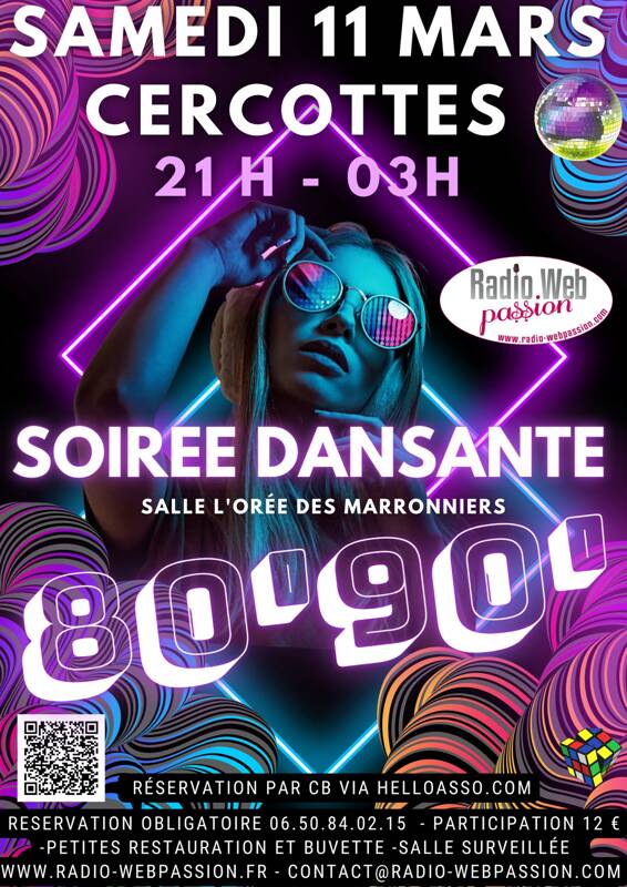 Soirée  dansante année 80/90