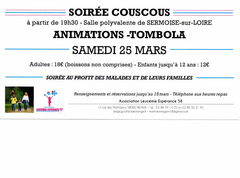 Soirée Animation couscous