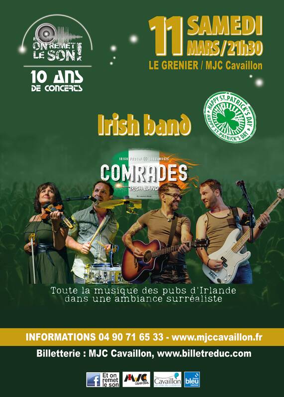 concert Comrades - irish festif St Patrick