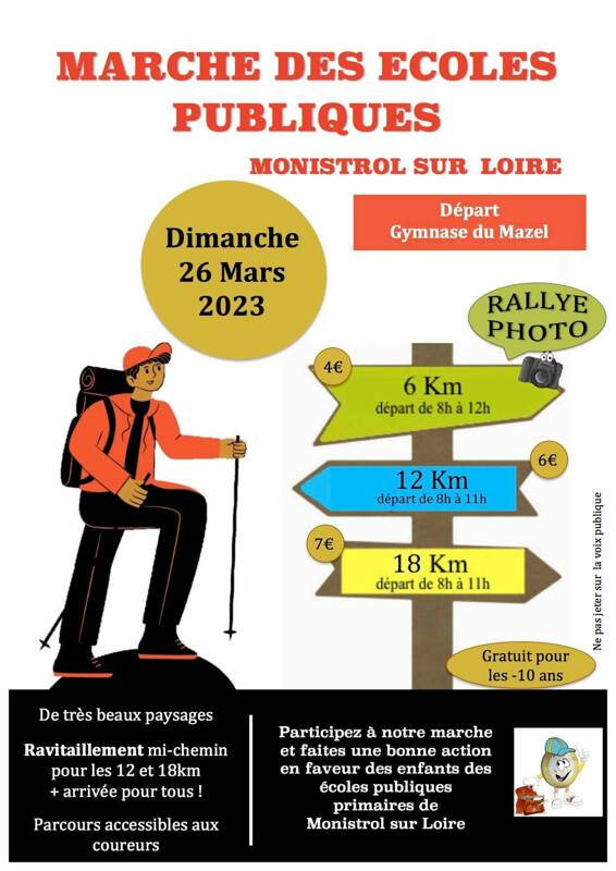 Marche du sou des écoles de Monistrol sur Loire