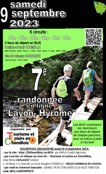 7eme randonnée Layon Hyrôme