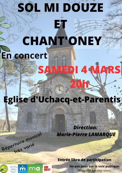 SOL MI DOUZE & CHANT'ONEY EN CONCERT