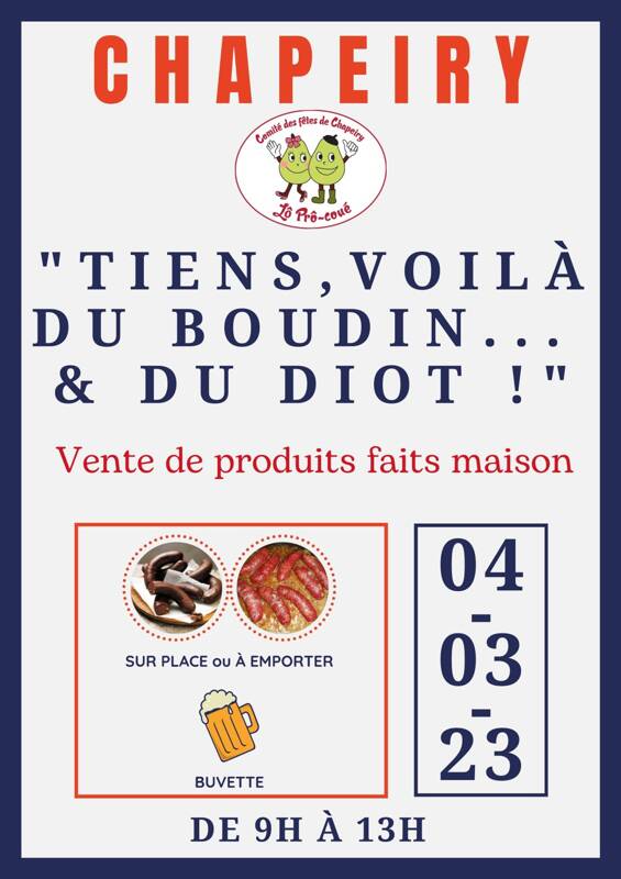 Tiens voilà du boudin... & du diot !