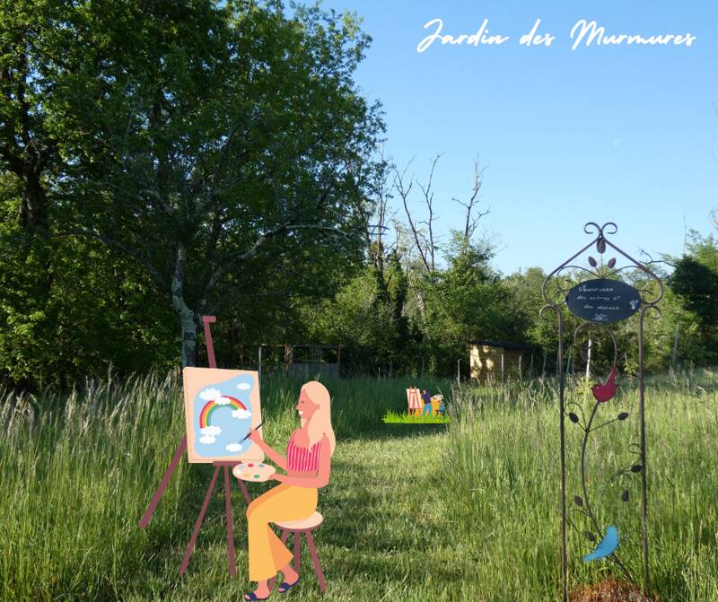 Découvrir et peindre le Jardin - Jardin des Murmures