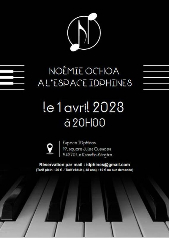 Concert de Noémie Ochoa à l'espace IDphines