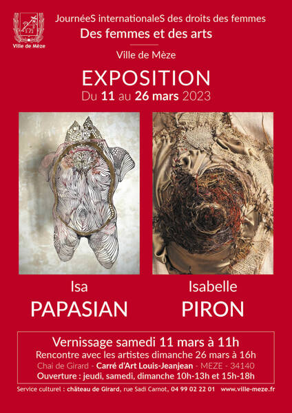 Exposition des femmes et des arts, Isa Papasian et Isabelle Piron